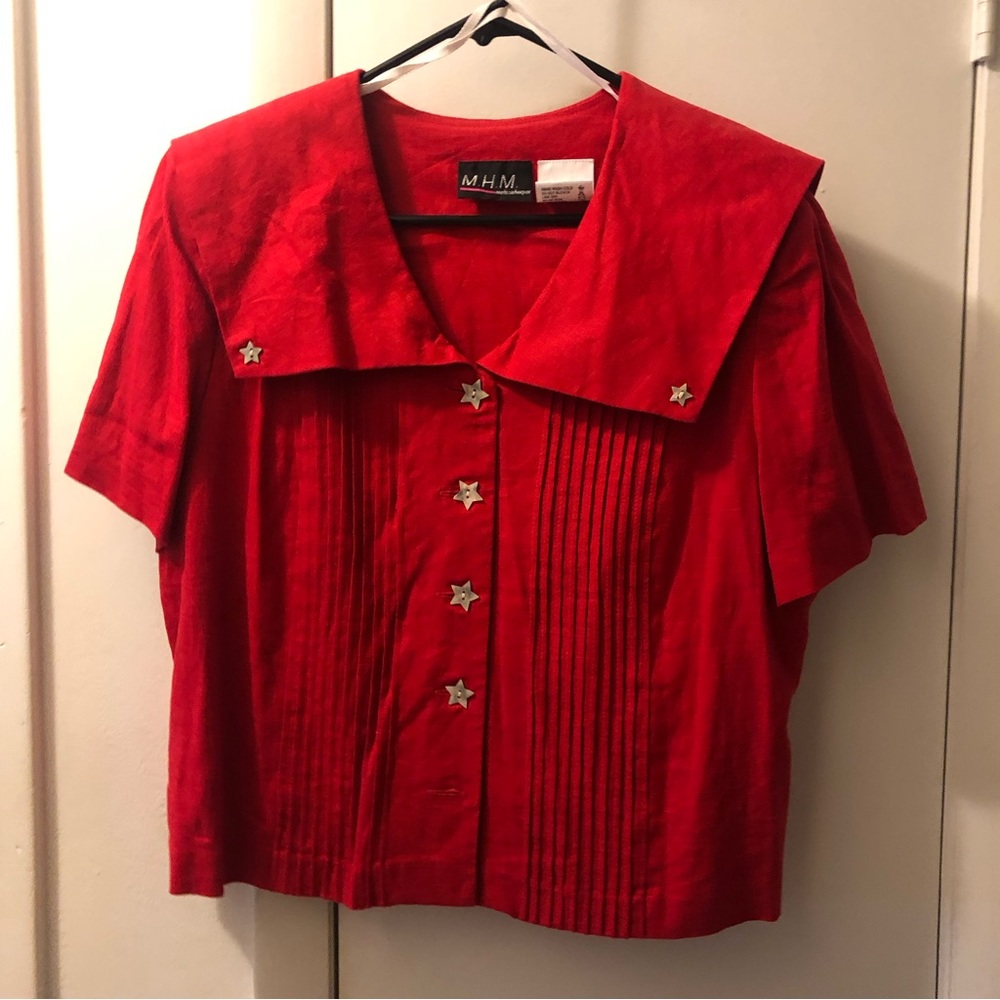 Woman’s M.H.M Melissa Harper top size 14